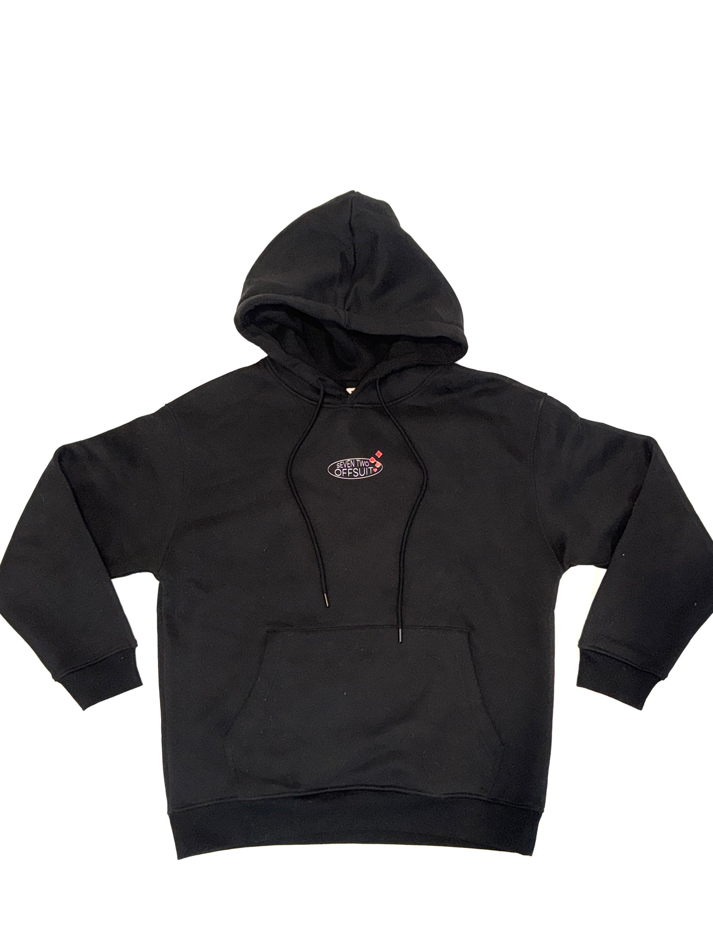 7even 2wo Offsuit™ - Four Suits Black Hoodie