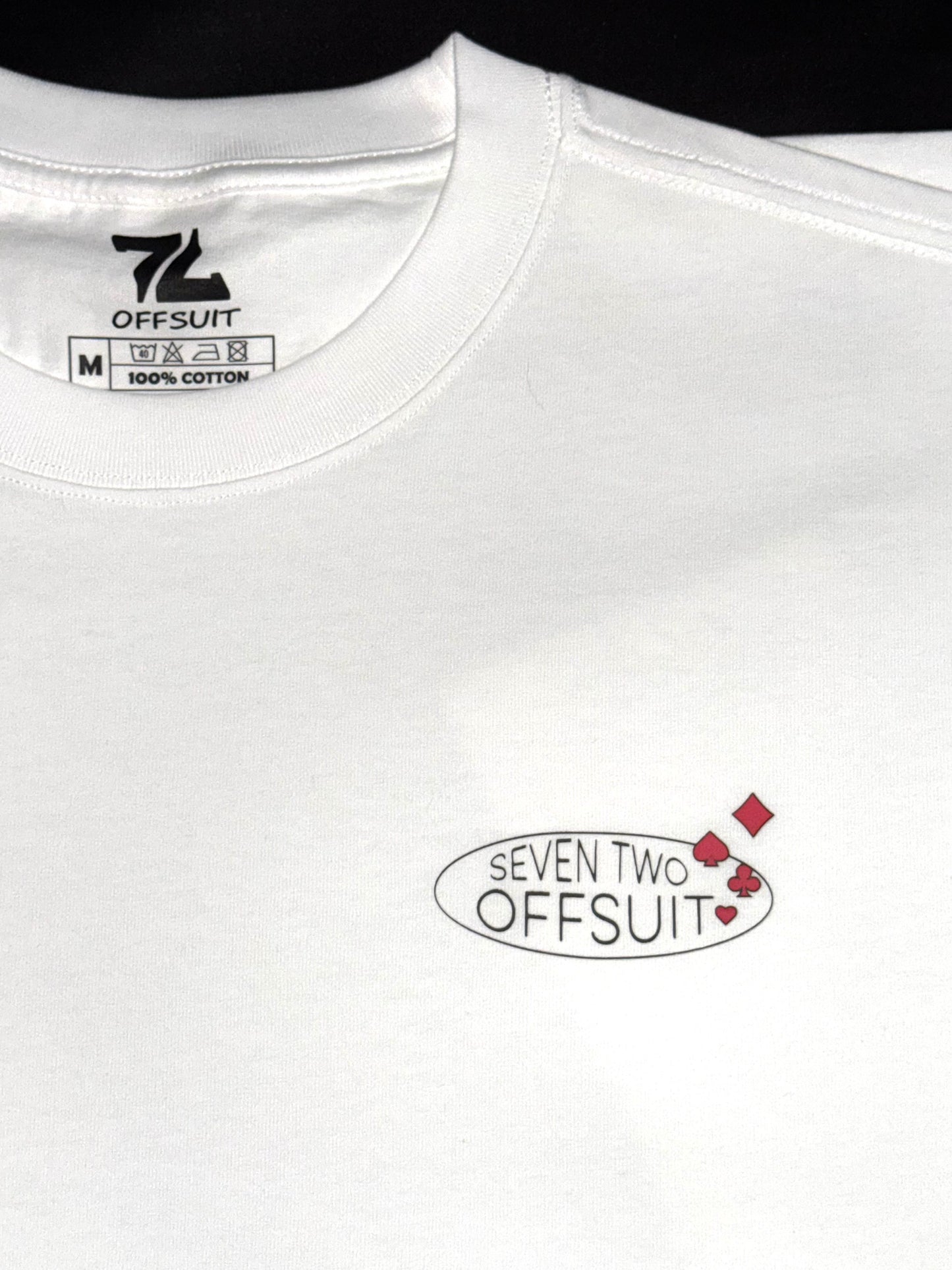 7even 2wo Offsuit™ - Four Suits White T-Shirt