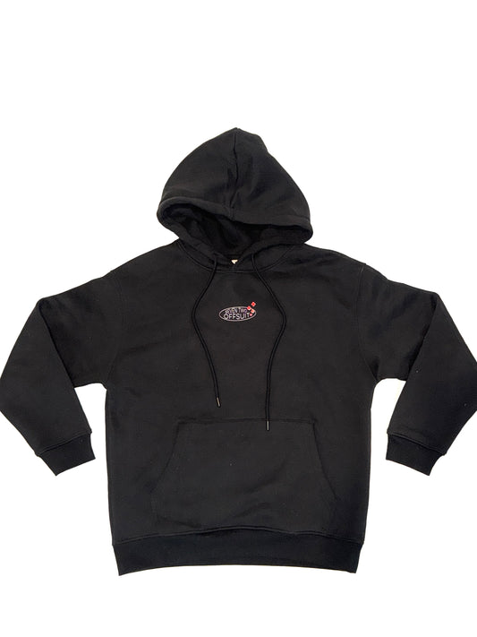 7even 2wo Offsuit™ - Four Suits Black Hoodie