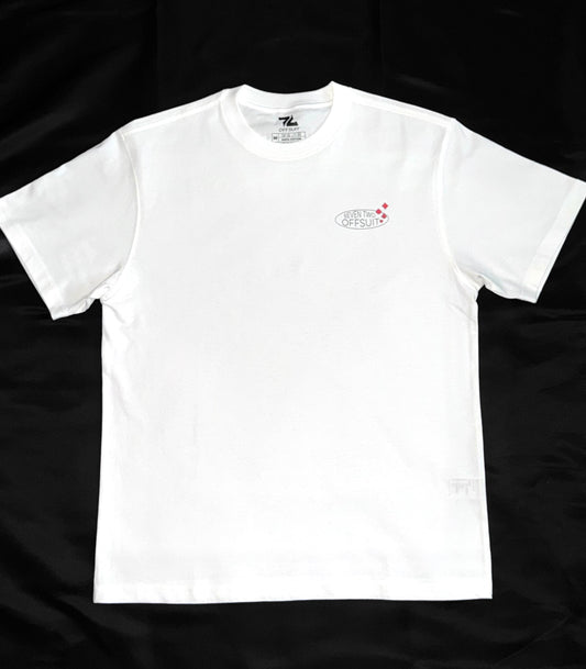7even 2wo Offsuit™ - Four Suits White T-Shirt