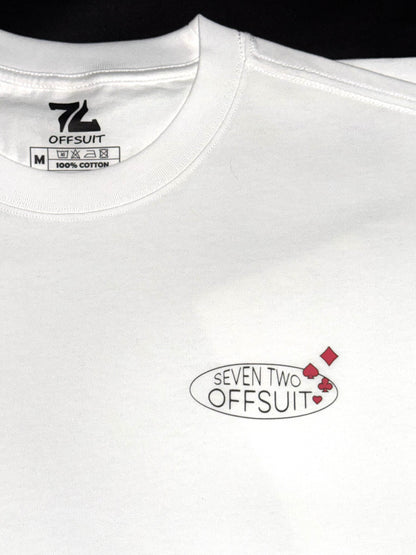 7even 2wo Offsuit™ - Four Suits White T-Shirt